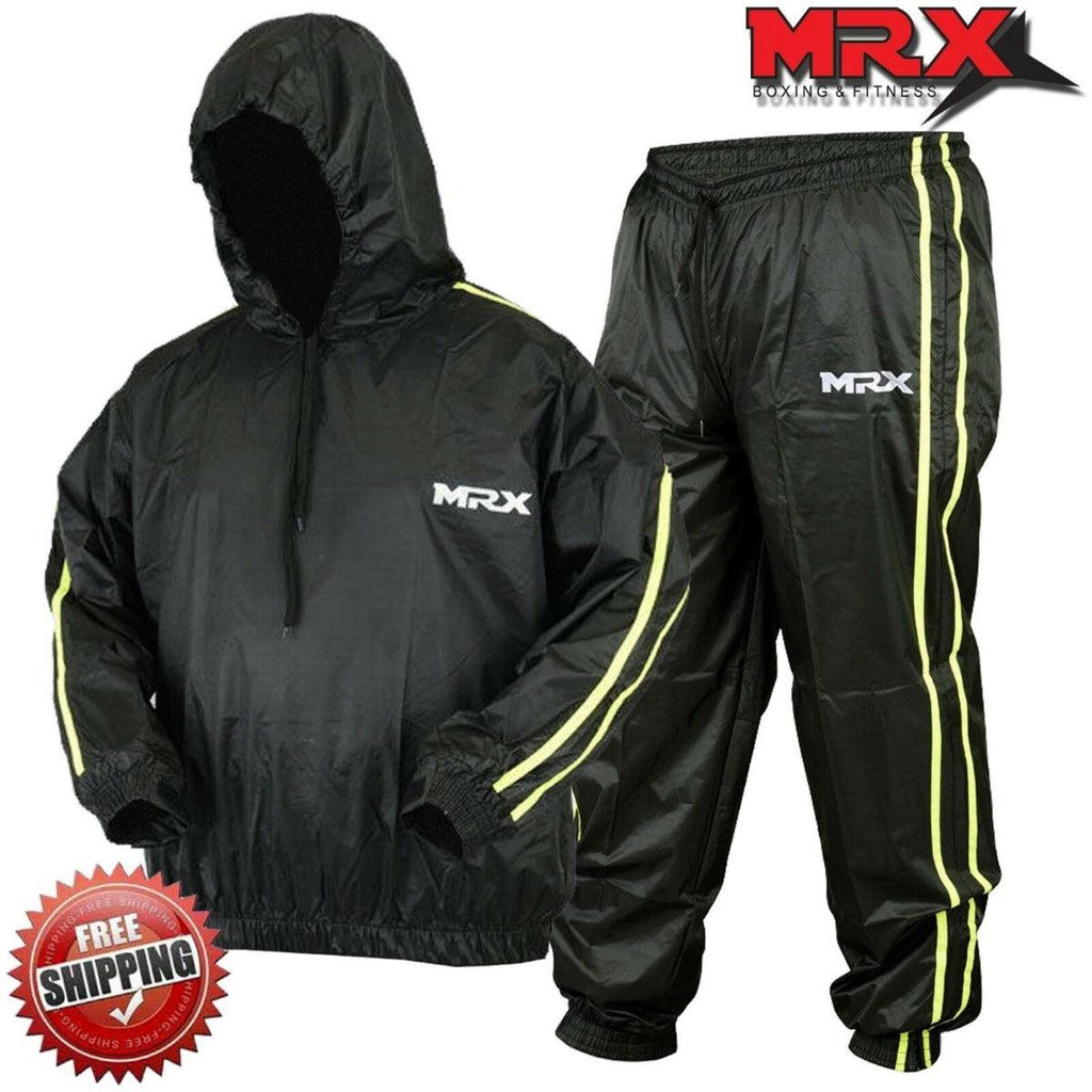 MRX Mens Sauna Sweat Suit Weight Loss Slimming Gym Training Boxing MMA